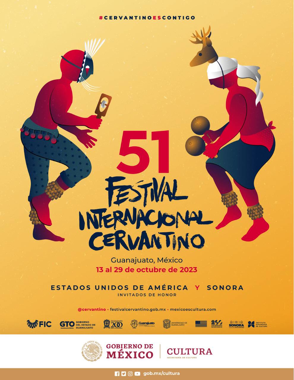 Presenta Festival Internacional Cervantino la imagen de su edición 51